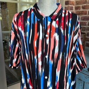 INC Concepts Women’s XXL short sleeve top - multi color